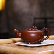 Famous Zisha teapot authentic Yixing original mine household large-capacity bubble teapot antique old pot Wang Yanxian spring pot