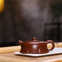 Yixing purple clay pot Return pot famous Gu Jingzhou genuine home large capacity full hand-made Ruyi pot kung fu tea set