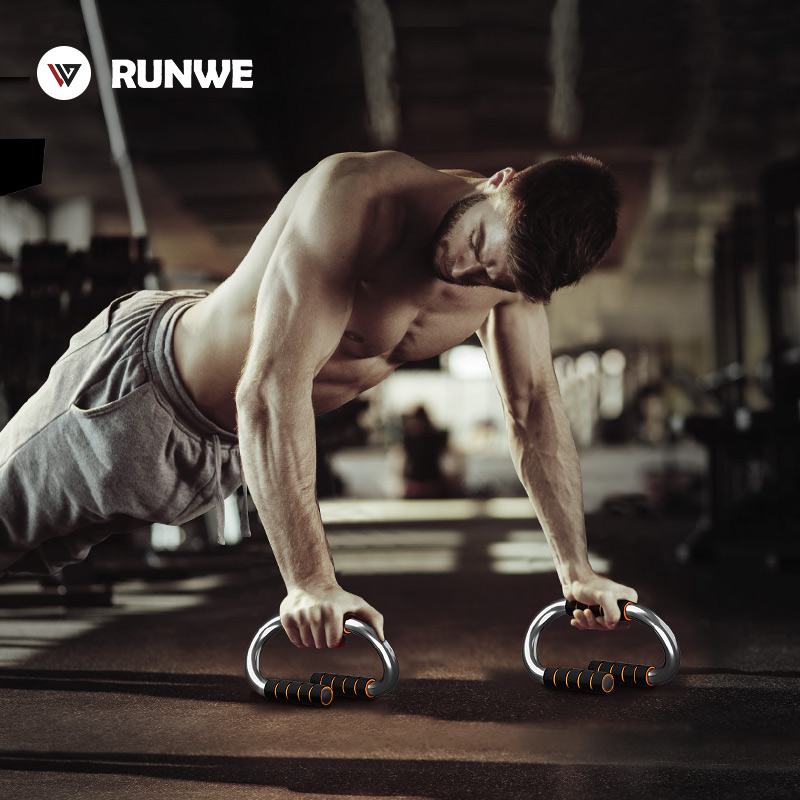 Lang Weiwei Ground Support Male multifunctional Russian Practiced Arm Muscle Back Muscle Enlargement Chest Home Fitness Equipment type S Type