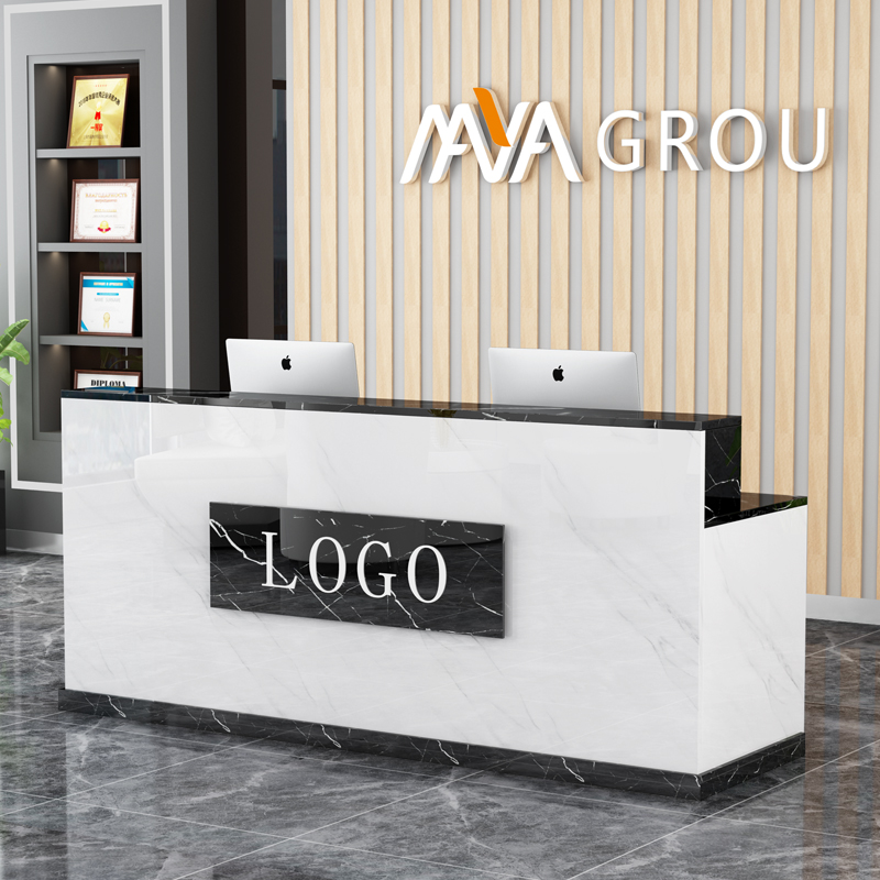 Cashier's counter shop small minimalist modern bar counter desk Commercial multifunctional supermarket hotel front desk reception desk
