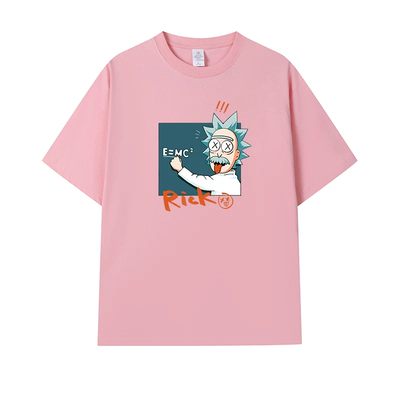 Фанатская футболка Desperate Poisoner Co -name Rick and Morty T -shirt Rick and Morty Мужчины и Женщины Аниме Студентская пара одежда