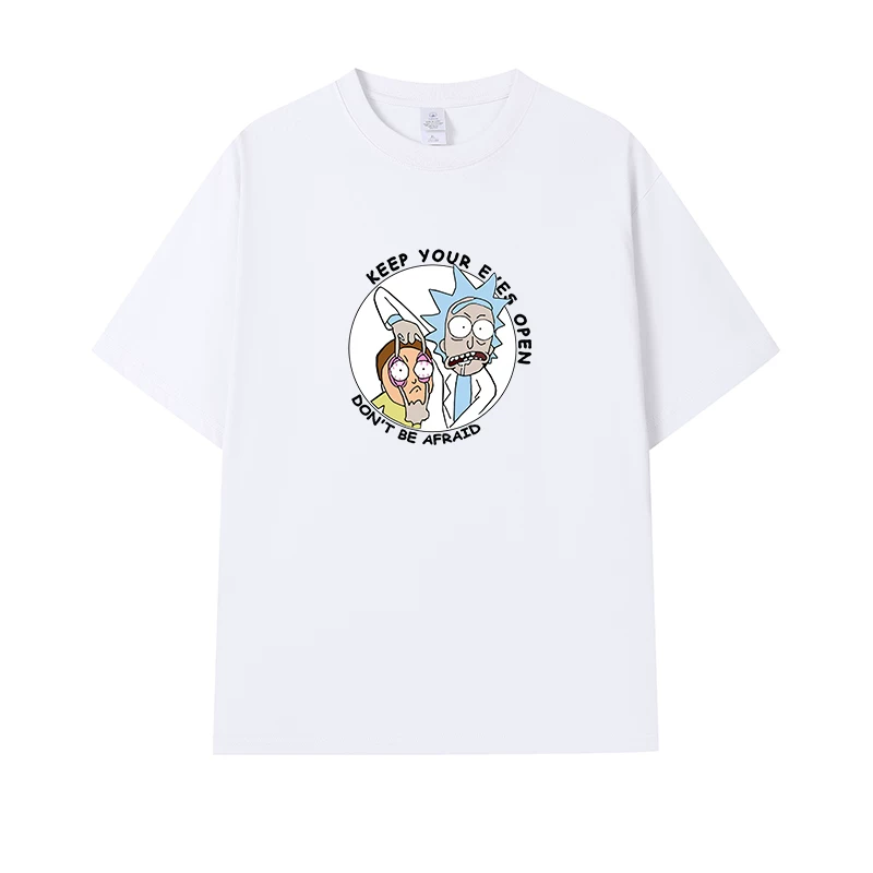 Фанатская футболка Desperate Poisoner Co -name Rick and Morty T -shirt Rick and Morty Мужчины и Женщины Аниме Студентская пара одежда