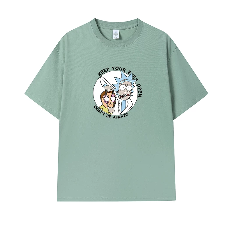 Фанатская футболка Desperate Poisoner Co -name Rick and Morty T -shirt Rick and Morty Мужчины и Женщины Аниме Студентская пара одежда
