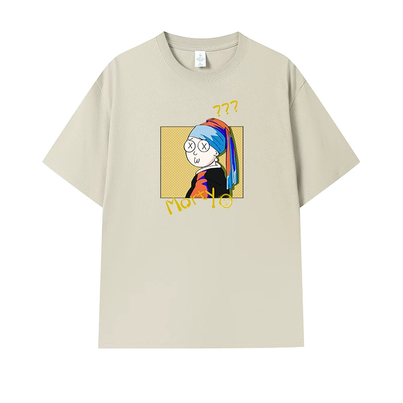 Фанатская футболка Desperate Poisoner Co -name Rick and Morty T -shirt Rick and Morty Мужчины и Женщины Аниме Студентская пара одежда