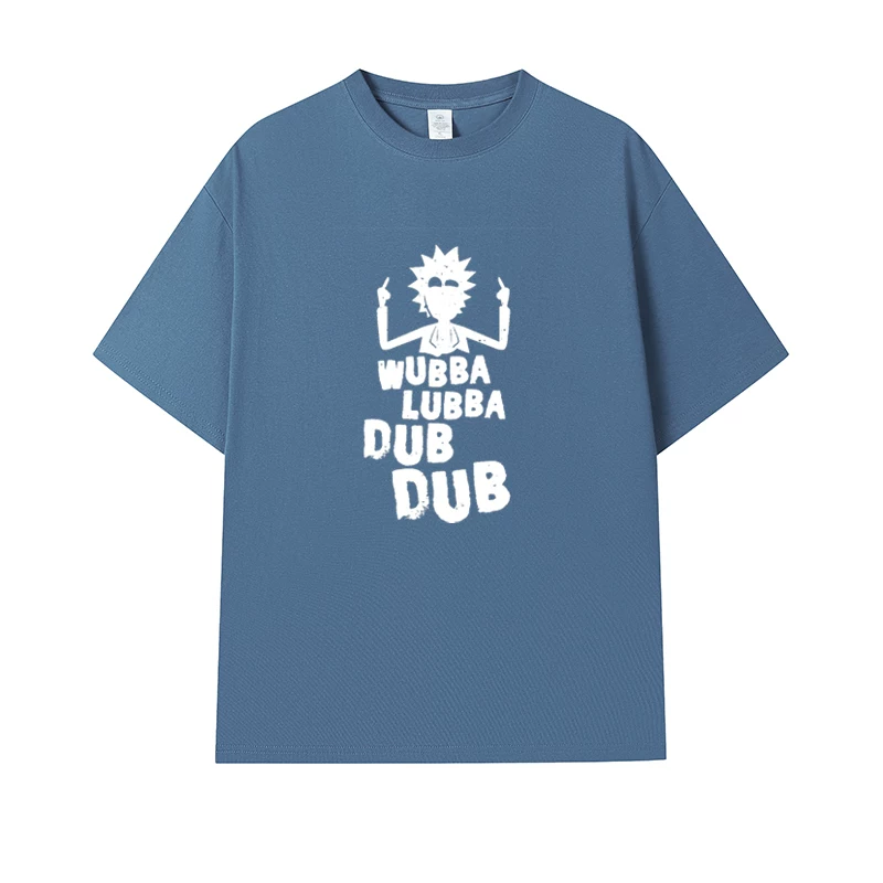 Фанатская футболка Desperate Poisoner Co -name Rick and Morty T -shirt Rick and Morty Мужчины и Женщины Аниме Студентская пара одежда