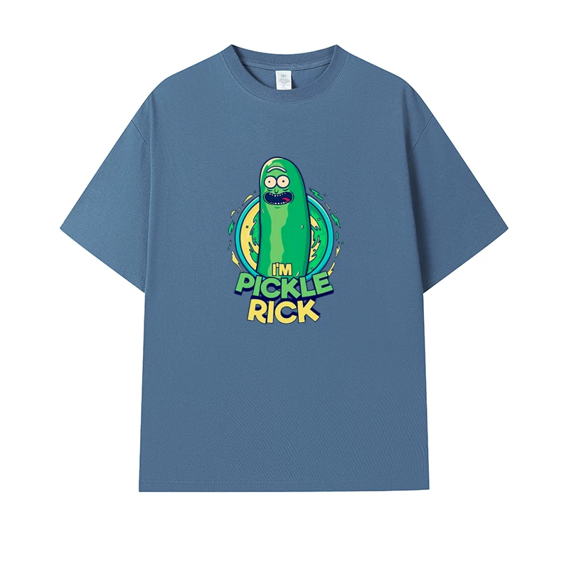 Фанатская футболка Desperate Poisoner Co -name Rick and Morty T -shirt Rick and Morty Мужчины и Женщины Аниме Студентская пара одежда