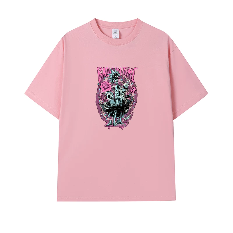 Фанатская футболка Desperate Poisoner Co -name Rick and Morty T -shirt Rick and Morty Мужчины и Женщины Аниме Студентская пара одежда