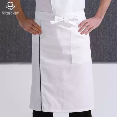 Chef apron Blunt Hotel Restaurant Kitchen Chef Oil-proof Apron Short Chef Waist Men and Women Custom