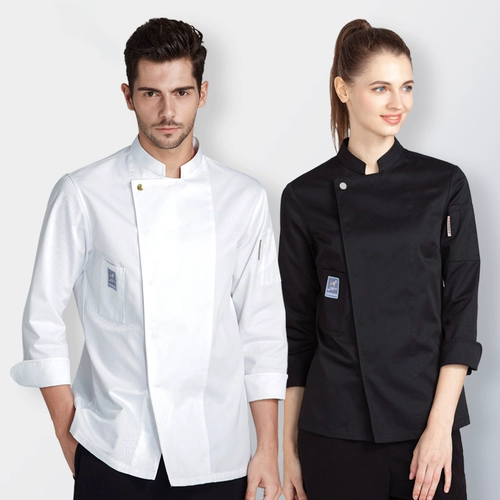 Высококлассный большой размер шеф-повара с длинными рукавами для отеля, западной кухни, столовой, ресторана, кухни, рабочая одежда, осенне-зимняя одежда с длинными рукавами