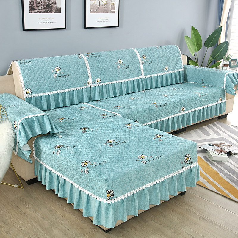 Sofa cushion Four seasons universal anti-slip upscale fashion minimalist full bag universal sofa cover sofa backrest towels cover cloth