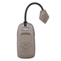 Suitable for Audi a6l key cover a4l new q5l shell a3 buckle a5 genuine leather a7 car Q7 high-end bag a8 mens q3q2