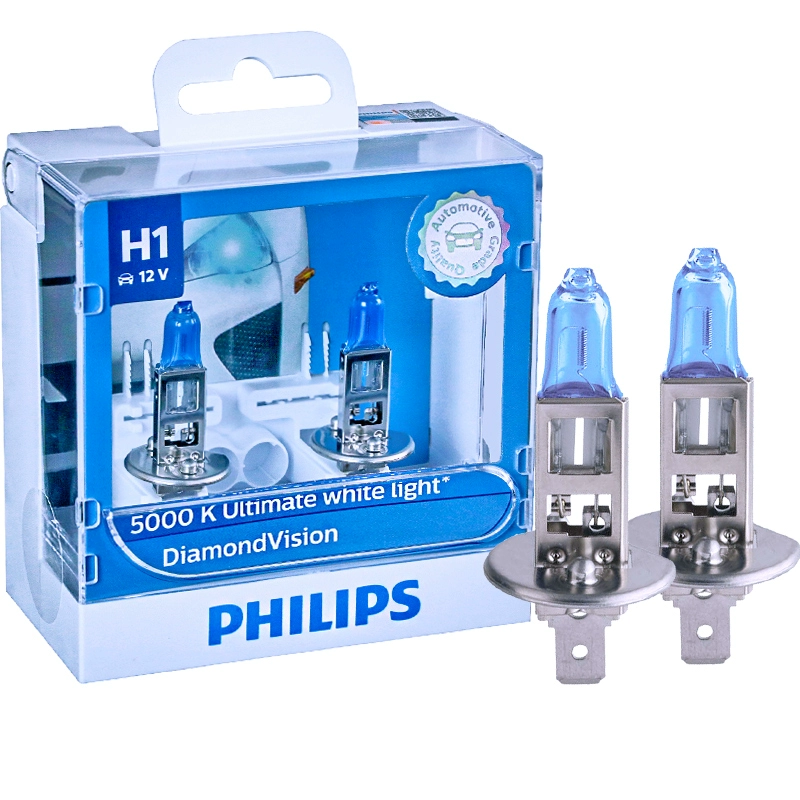 Bóng đèn pha ô tô Philips 5000K Wuling Hongguang MINIEV / Hongguang / Hongguang S1 / S3 Rongguang S / V đèn gầm ô tô hàn kính ô tô 