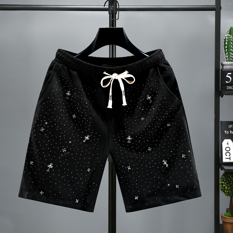 Men's Summer Shorts Trendy Brand Stylish Fashion Pants Sports Outdoor Large Shorts High-End Five-Point Casual Pants for Men