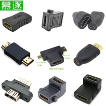 Micro HDMI female head turning standard HDMI male head adapter high-definition to pass link test conversion head