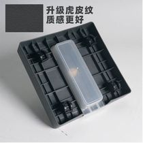 Square mobile flower pot tray thickened high load-bearing with water storage drawer box plastic resin flower pot base tray