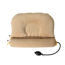 Cervical vertebra pillow for sleeping specially used to repair strong vertebrae and protect the patients neck. Buckwheat helps sleep mugwort makes the anti-arch column hard.