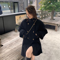 Lady Windcoat Jacket Winter New Cashmere Pure Color 100 Hitch style name Yuanyan Xiaoxiang Mao the great coat girl