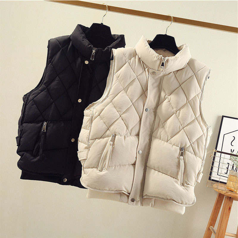 Wear a short coat outside the autumn and winter Korean shoulder cocoon cotton cotton horse jacket