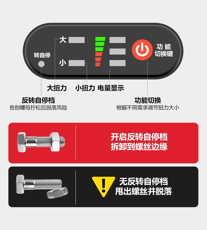 Oduffy không chổi than điện cờ lê pin lithium sạc xe tác động cờ lê điện móng chân khung tay làm việc chế biến gỗ pháo gió keo nen cây súng bắn keo