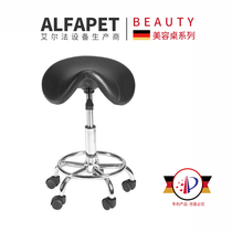 ALFAPET pet grooming stool ergonomic chair swivel saddle chair lift chair waist protector