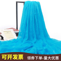 (manufacturer direct sales) pure color large red silk scarf Korean version snow spinning scarf shawl and shoulder dual-use yarn towel anti-basking beach towels