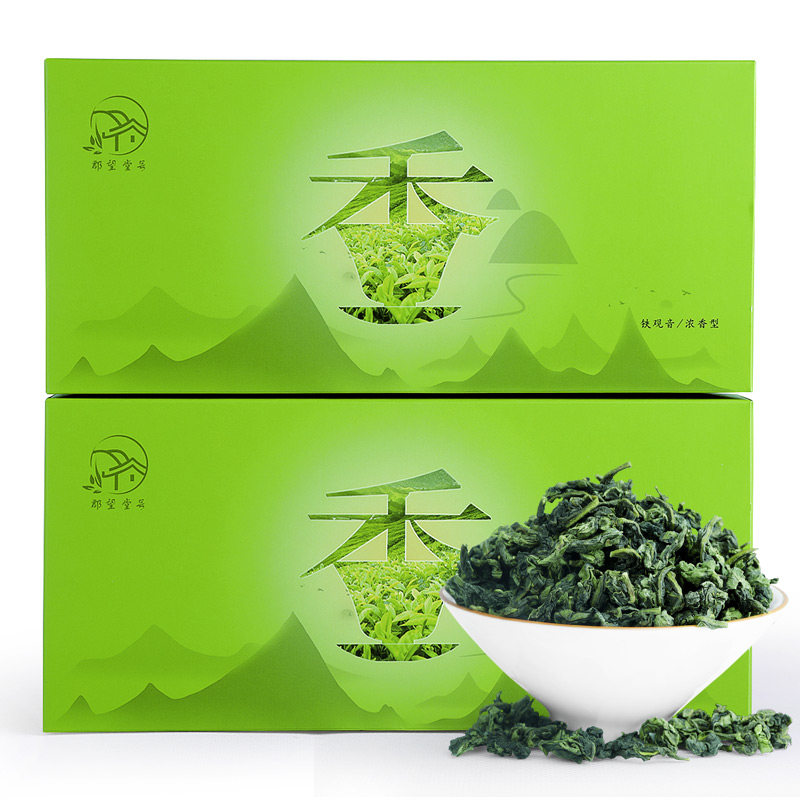 安溪铁观音茶叶特级浓香型2020新茶散装乌龙茶中秋送礼礼盒装500g