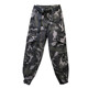 European station 2024 spring new casual versatile denim workwear leggings for women loose slimming camouflage harem pants