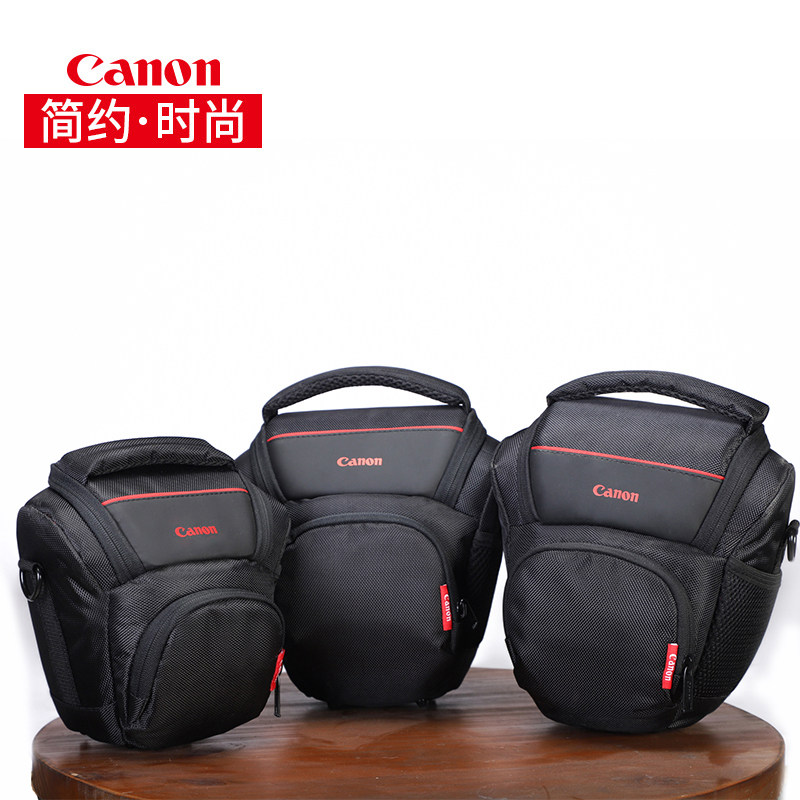 Canon camera bag single-eye micro-single-eye camera shoulder triangle bag suitable for 200D750D800D60D80D700D men and women