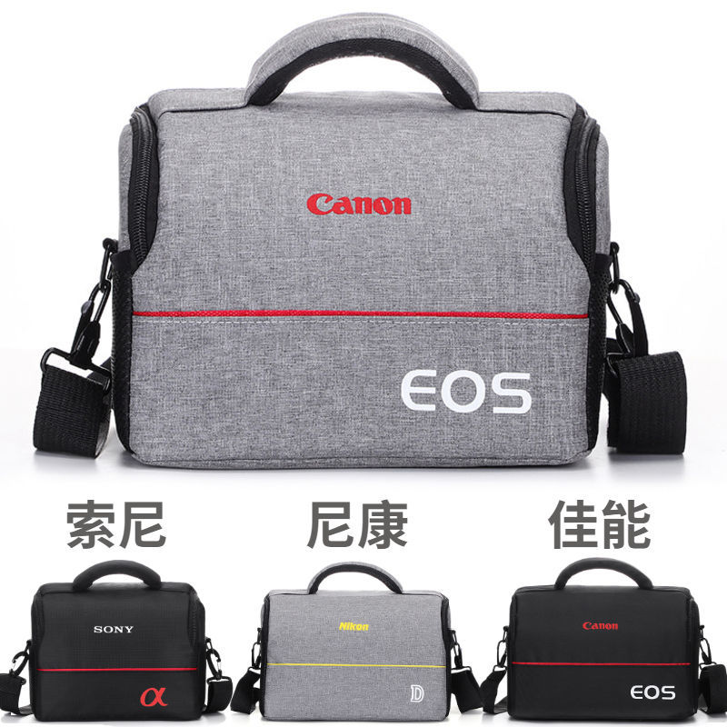 Canon camera bag SLR single-shoulder camera bag is suitable for 800D200D60D70D80D 600D men and women oblique