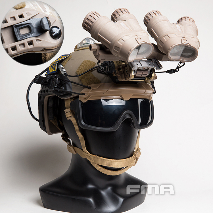 FMA tactical goggles helmet dedicated two-piece anti-fog goggles 3MM thickness lens goggles TB1333