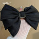 hairpin rhinestone bow ສີດໍາຂະຫນາດໃຫຍ່ພິເສດ, temperament ແລະ versatile, hairpin ພາກຮຽນ spring, clip ເທິງຢູ່ດ້ານຫລັງຂອງຫົວ, ຄົນອັບເດດ: ຂອງແມ່ຍິງຄໍາດຽວ clip