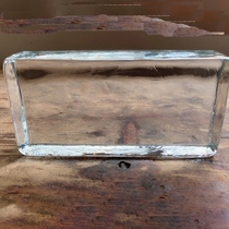 Outdoor partition wall toilet hollow square large bedroom crystal brick frosted cloud pattern glass brick transparent