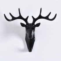 Antler foyer hanging key storage rack Wall creative ornaments porch porch nail-free simple wall-mounted adhesive hook