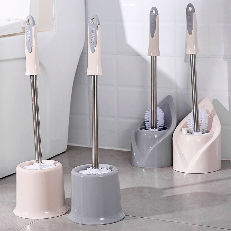 Toilet brush no dead angle wall-mounted household toilet punch-free toilet brush long handle wall-mounted cleaning brush set
