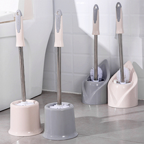 Creative Vegetarian Color Toilet Brush Suit Toilet Cleaning Brush Toilet No Dead Angle Brush Long Handle Soft Plush Toilet Brush