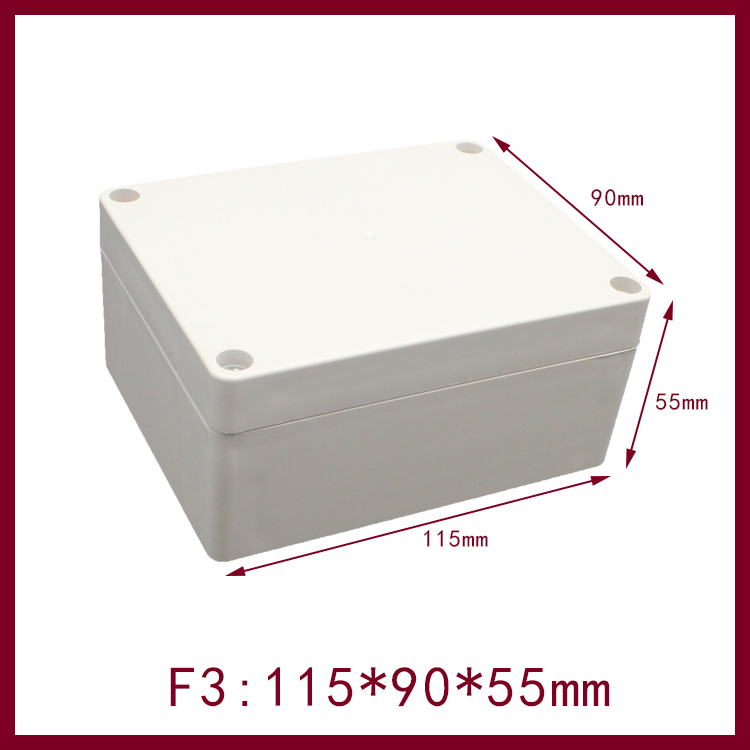 F3:115 * 90 * 55 plastic waterproof case outdoor monitoring housing wiring terminal box Universal junction box
