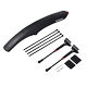 Complete collection of mountain bike fenders, front and rear quick-release water shields, universal rain shields and mud tiles, riding equipment accessories