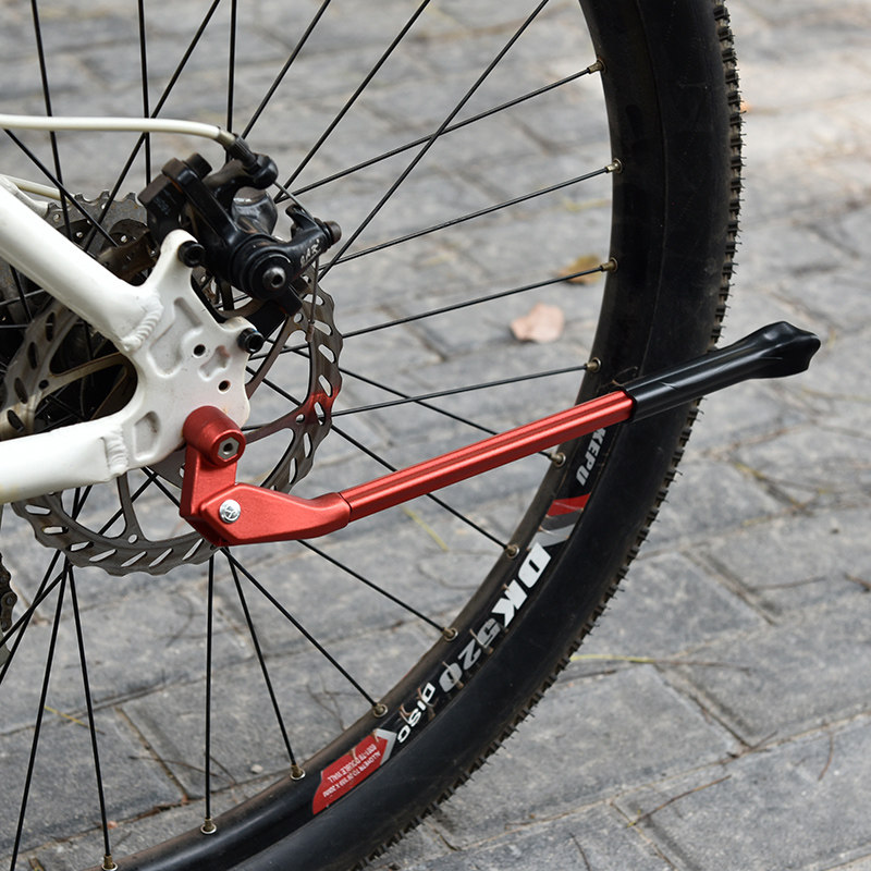 Bicycle foot support Mountain bike parking rack support foot bracket Quick release shaft tripod side ladder car support Bicycle accessories