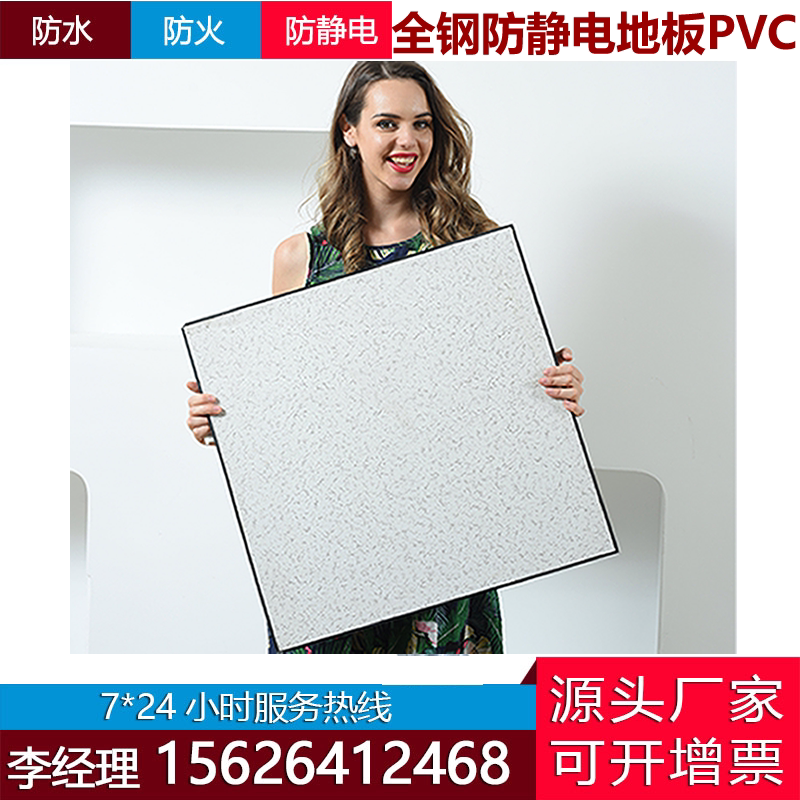 Anti-static floor 600 600 computer room control room school PVC all-steel overhead movable floor antistatic floor