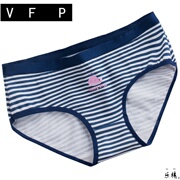 . Underpants nữ bông eo liệu đánh dấu quần phụ nữ tam giác bông kháng khuẩn thở hip-đàn áp cô gái quần màu tinh khiết.