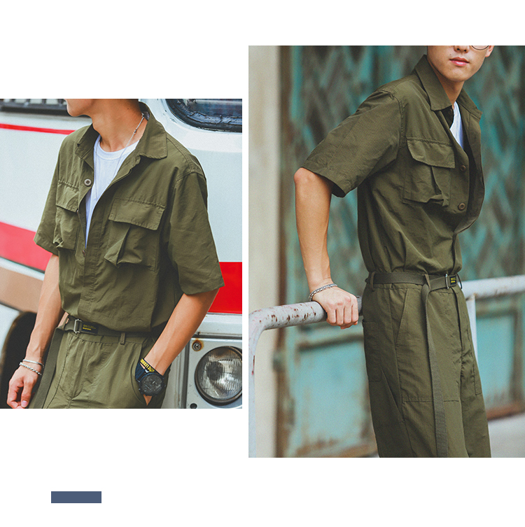 Bắc Thứ hai của Nhật Bản xuất khẩu retro mảnh quần áo thương hiệu phù hợp với nam dụng cụ thủy triều mất một mảnh quần leotard xu hướng áo vest nam