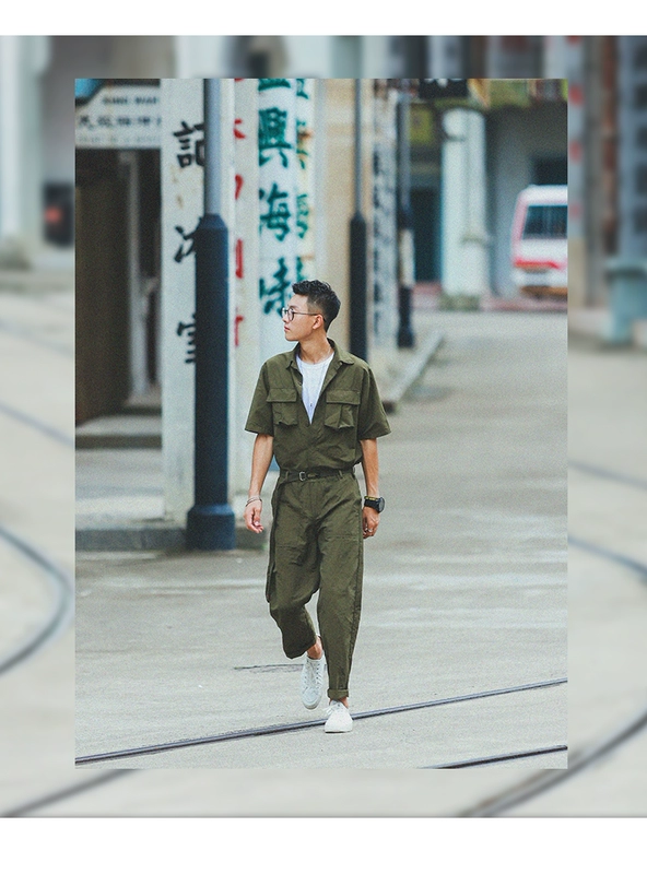 Bắc Thứ hai của Nhật Bản xuất khẩu retro mảnh quần áo thương hiệu phù hợp với nam dụng cụ thủy triều mất một mảnh quần leotard xu hướng