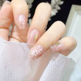 Чай с молоком, кролик, наклейки для ногтей, мультяшные накладные ногти, трехмерный гель-лак для ногтей, готовый продукт