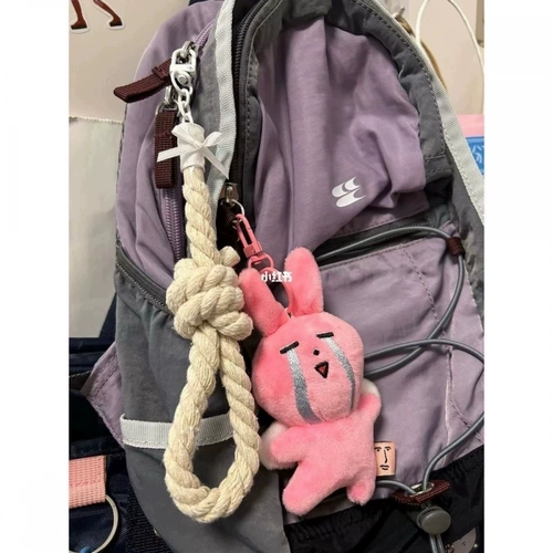 Кролик, плюшевая подвеска, забавный песок, ранец, брелок, кукла, подарок на день рождения