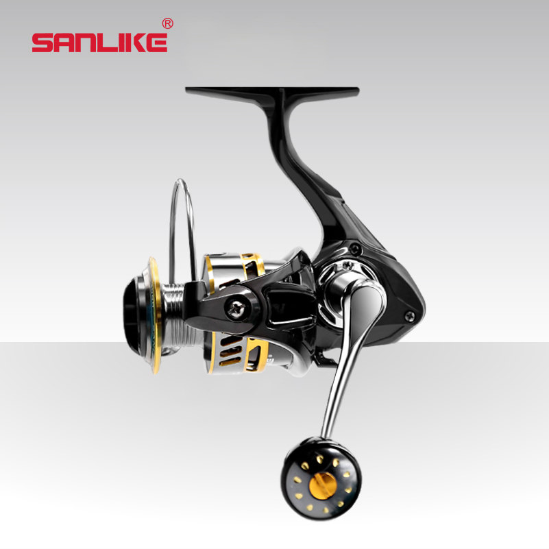 Sanle metal spinning wheel far-cast rod fish wheel stainless steel sea fishing wheel frying line for general purpose wheel