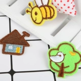 Детский пластырь, мультяшная наклейка, штаны, заплатка для ремонта пятки, с вышивкой, детская одежда