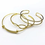 藏月阁 Китайский древний стиль волосы корона Diy медный браслет Hanfu аксессуары с двойным пустого материала xiuhe