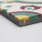 小火柴 Ретро -сельская культурная и творческая плитка в стиле оригинальная цементная базовая цветочная пленка ресторан открытые стены цветочные таблетки