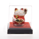 福缘猫 Мини-автомобиль, монтируемый Lucky Cat Business Gift Ceramic Desktop маленькие украшения милый творческий подарок для девочек