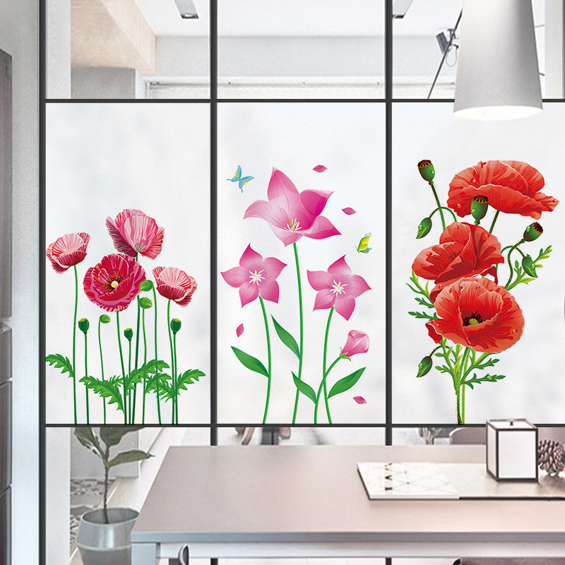 Window Glass Stickers MAKEUP ROOM ANTI-WALK LIGHT FREE ELECTROSTATIC WHITE FROSTED GLASS FILM LIGHT TRANSMISSION OPAQUE